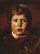 Frank Duveneck A Child's Portrait oil painting